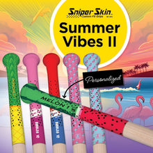 Bring the heat this summer with Sniper Skin bat grips that pack a punch, burst the bubble, and fly like a flamingo  