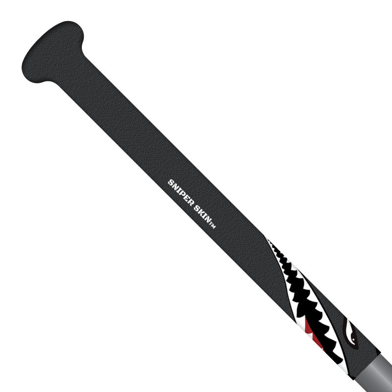 Black tiger shark bat grip from sniper skin