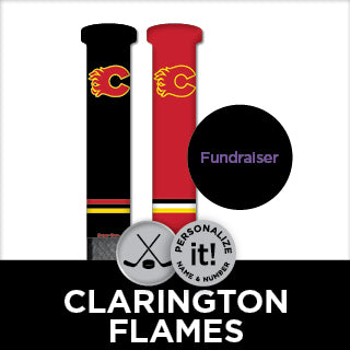Clarington Flames Custom Sniper Skin Hockey Grip Fundraiser