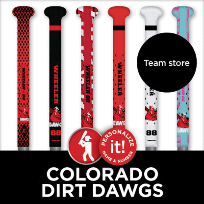 custom team bat grips colorado dirt dawgs from sniper skin 