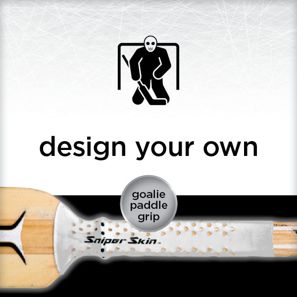 design your own goalie paddle grip