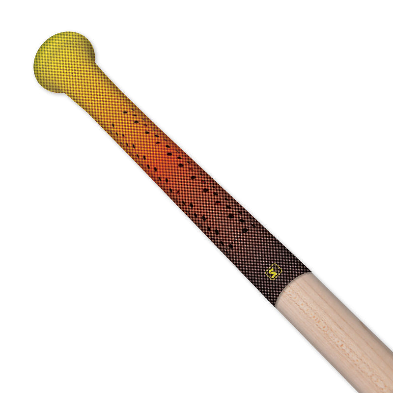 orange yellow colorful bat grip fire fade from sniper skin 