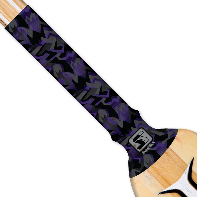 purple geo camo goalie paddle grip sniper skin