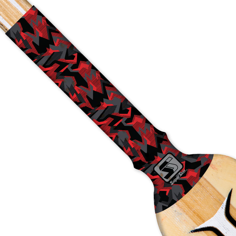 red geo camo goalie paddle grip sniper skin