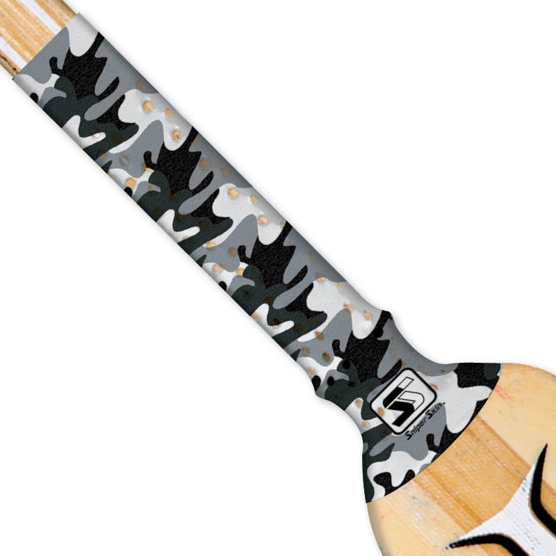 black white camo goalie paddle grip sniper skin