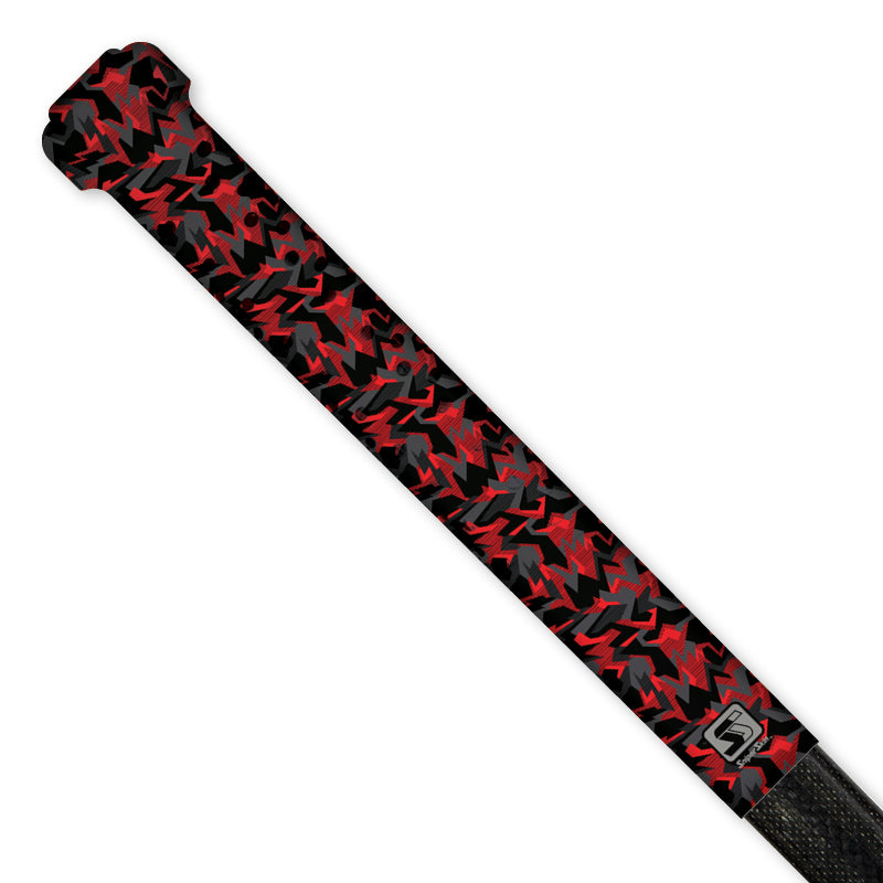 red geo camo goalie top grip hockey sniper skin 