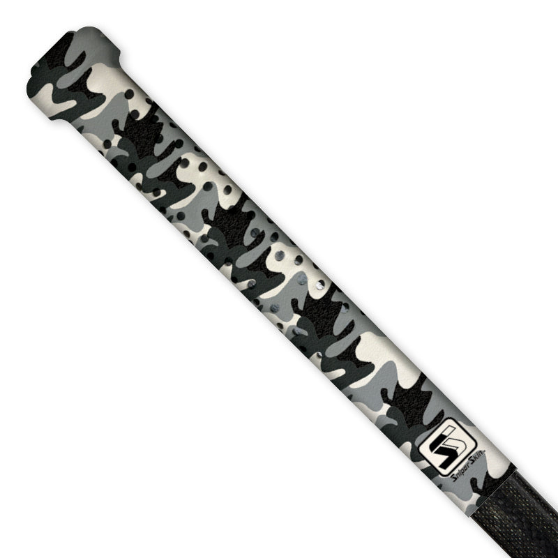 black white camo goalie top grip hockey sniper skin 