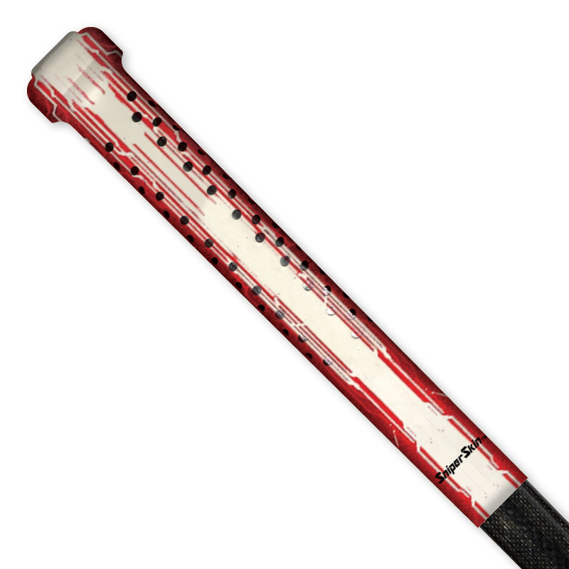 red light speed goalie top grip hockey sniper skin 