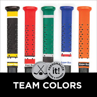 hockey grips in teams colors from sniper skin