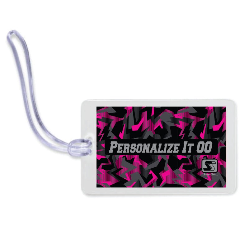 hot pink geo camo bat bag tag sniper skin 