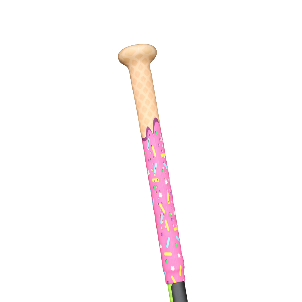 ice cream pink sprinkles bat grip 