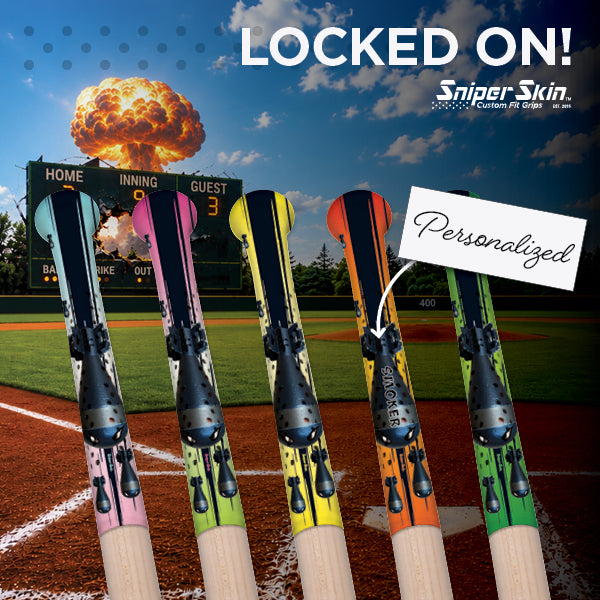 Sniper Skin Sports Locked On bat grip series