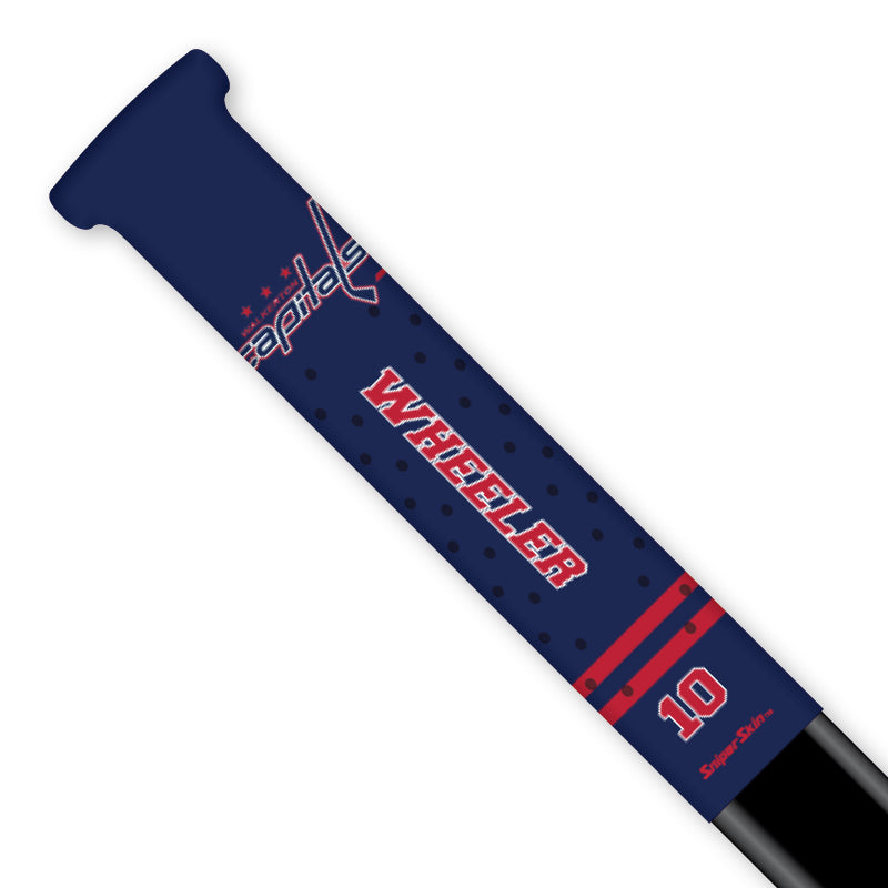 NAVY WALKERTON CAPITALS MIDWEST 49ERS SNIPER SKIN HOCKEY STICK GRIP FUNDRAISER
