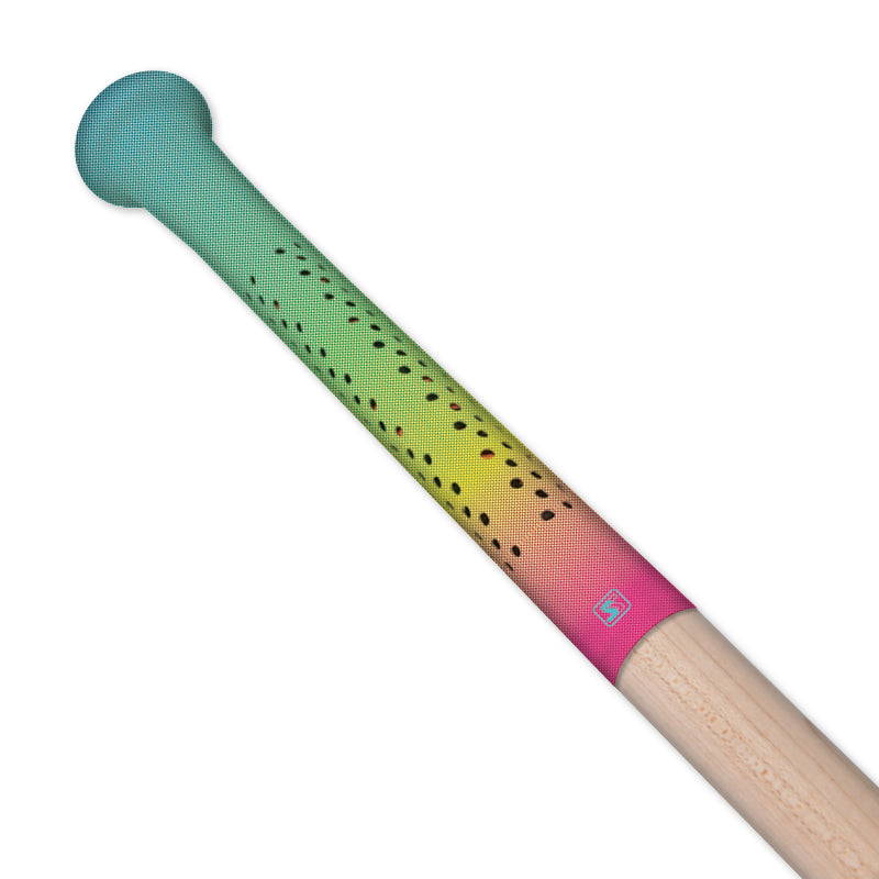 pink green colorful bat grip neon heat from sniper skin 