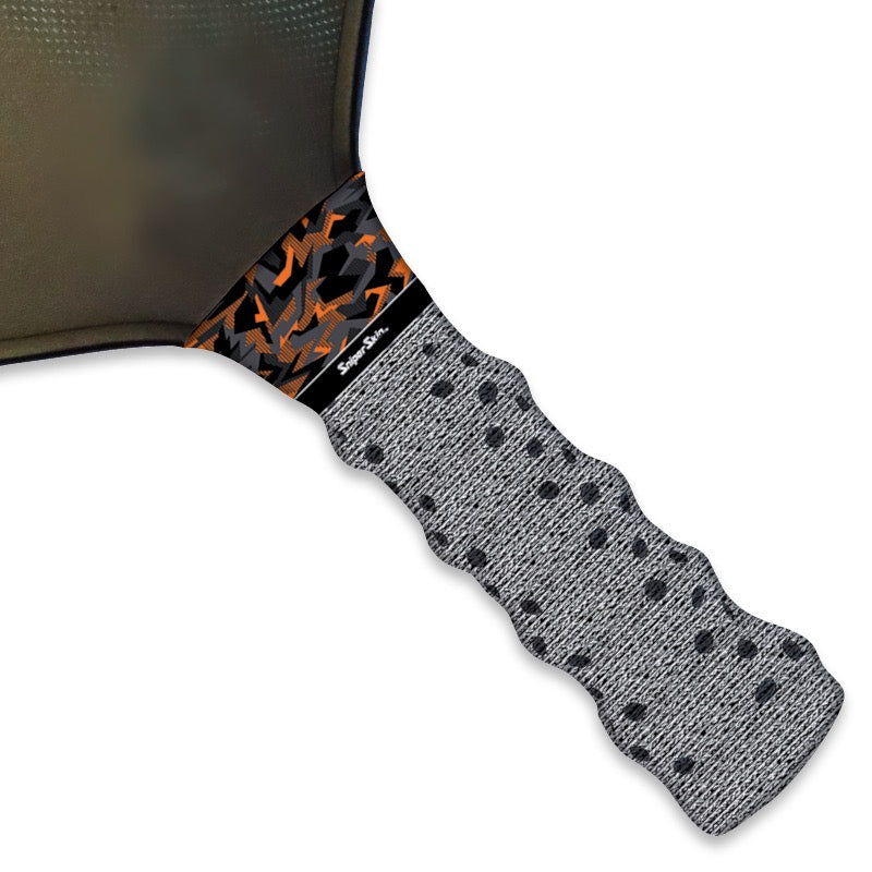 orange geo camo graphic
pickleball grip sniper skin 