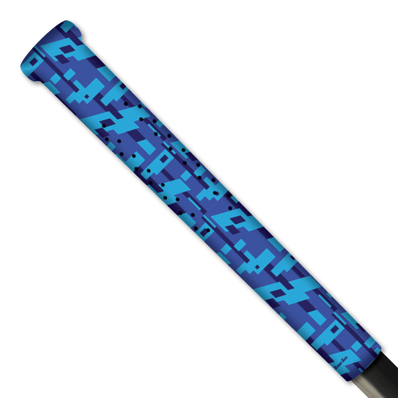  Ocean Blue Shadow Splash Camo lacrosse grips from sniper skin 
