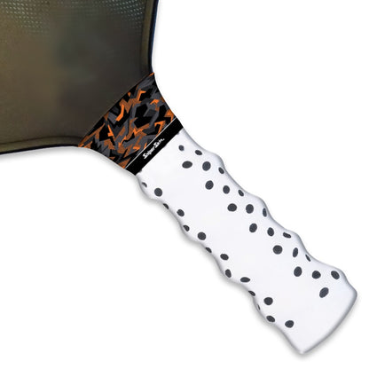 orange geo camo classic pickleball grip sniper skin 