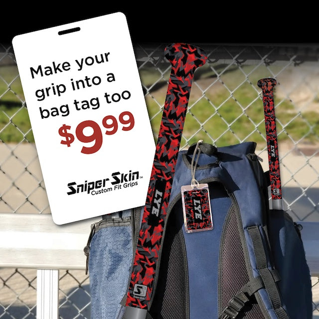 LABEL YOUR GEAR WITH SNIPER SKIN BAT BAG TAGS 