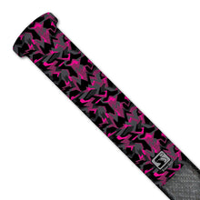 Hot Pink geo camo hockey grip 