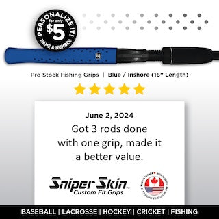 sniper skin fishing grip review 
