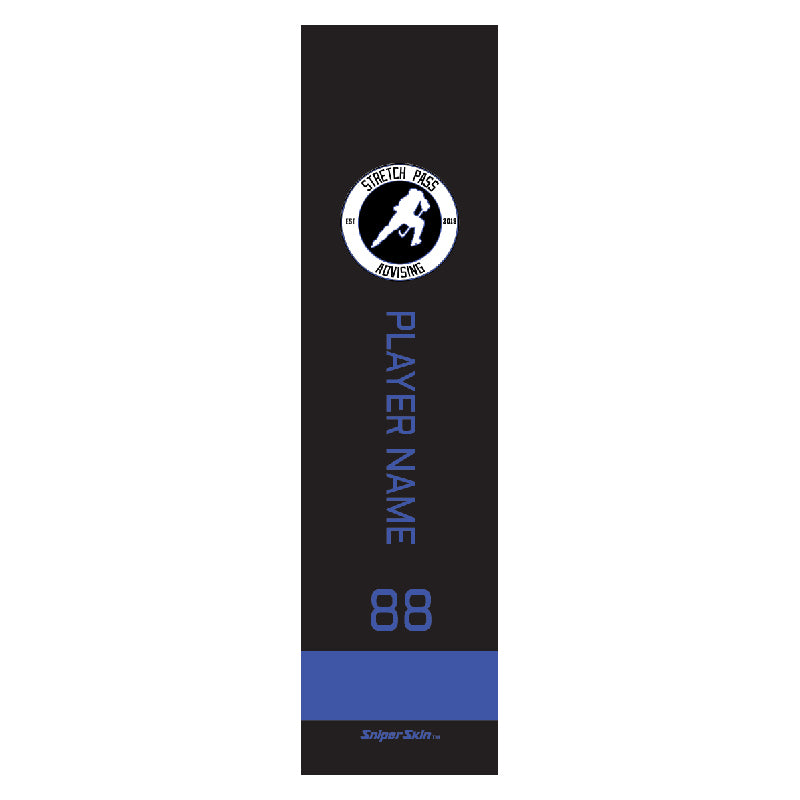 black stretch pass hockey grip