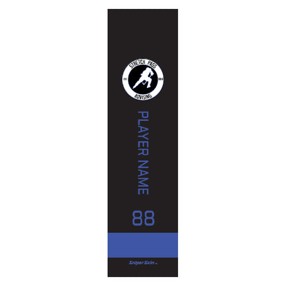 black stretch pass hockey grip