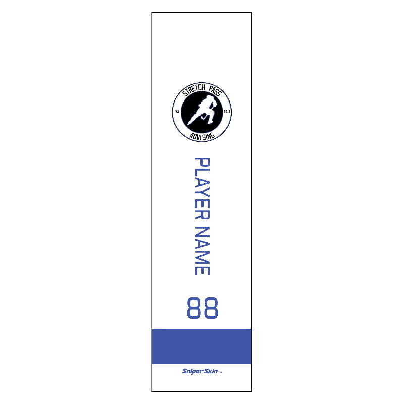 white stretch pass hockey grip