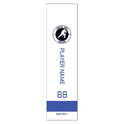 white stretch pass hockey grip