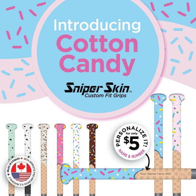 cotton candy bat grips by sniper skin 
