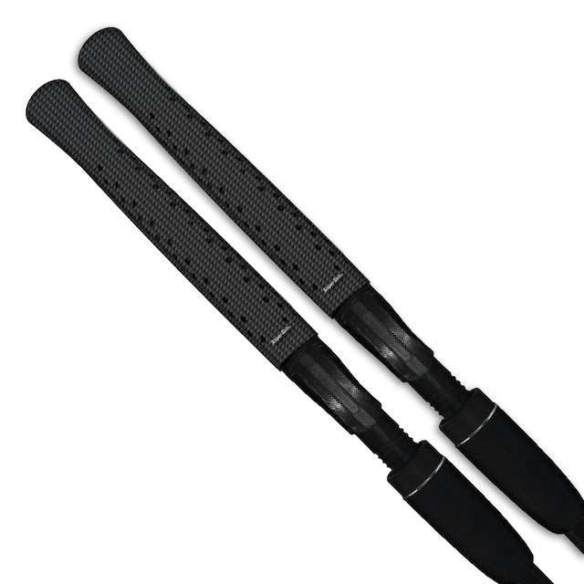 2 Pack Fishing Grips Black Carbon 2 Pk / Standard (11 Length - 1.25 Outer Diameter)