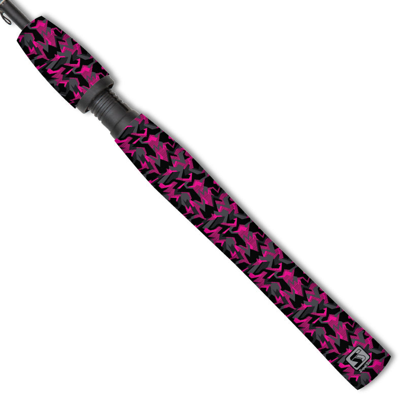 pink geo camo fishing  grip sniper skin 