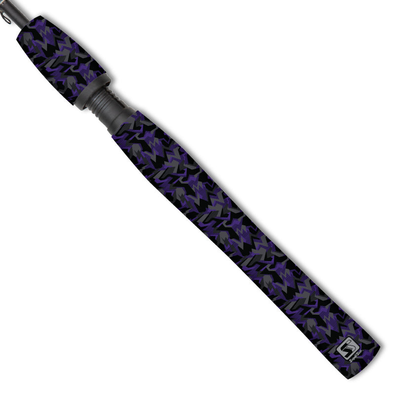 purple geo camo fishing  grip sniper skin 