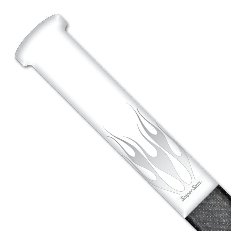 Fire White Silver Hockey grip 