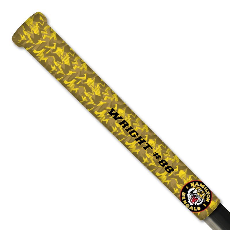 BENGALS LACROSSE GRIP YELLOW GEO CAMO