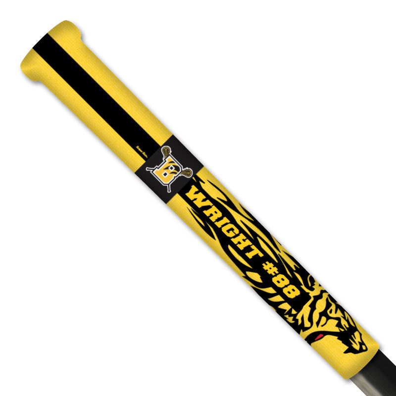 BENGALS GIRLS LACROSSE GRIP YELLOW TIGER