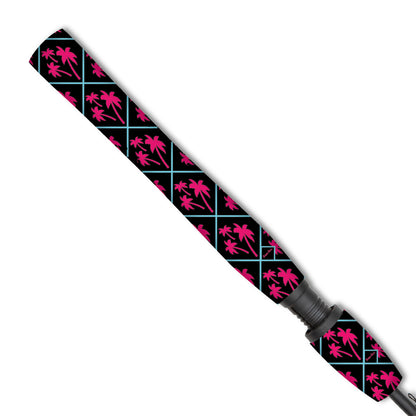 black pink pattern spring break palms fishing grips from sniper skin 