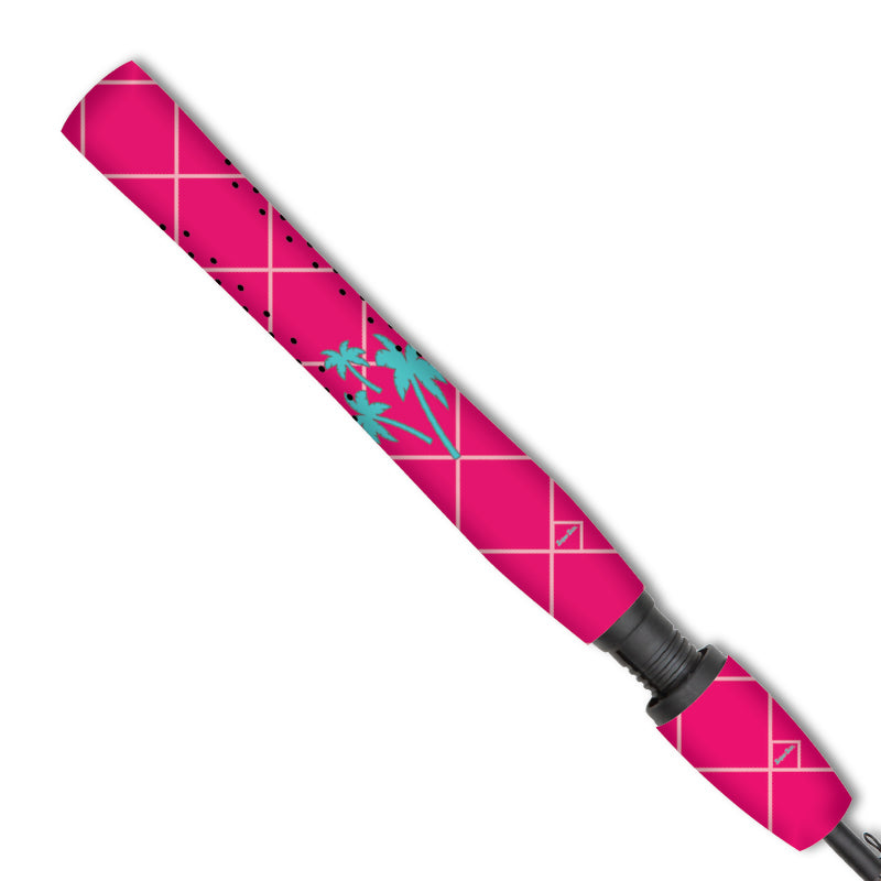 pink blue spring break large 
palms fishing grips from sniper skin 