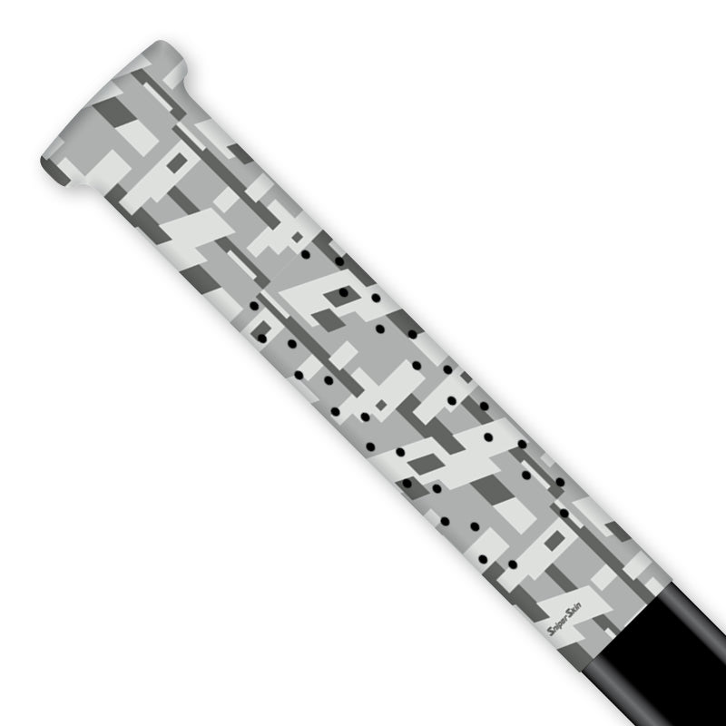 silver streak  Shadow Splash Camo Hockey grips from sniper skin 