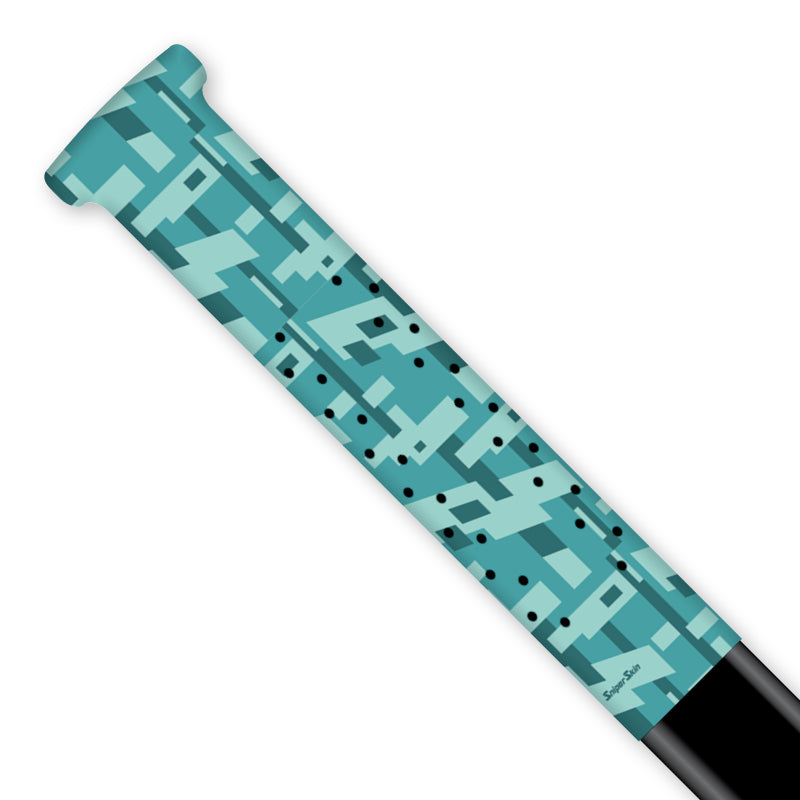  teal tides Shadow Splash Camo Hockey grips from sniper skin 