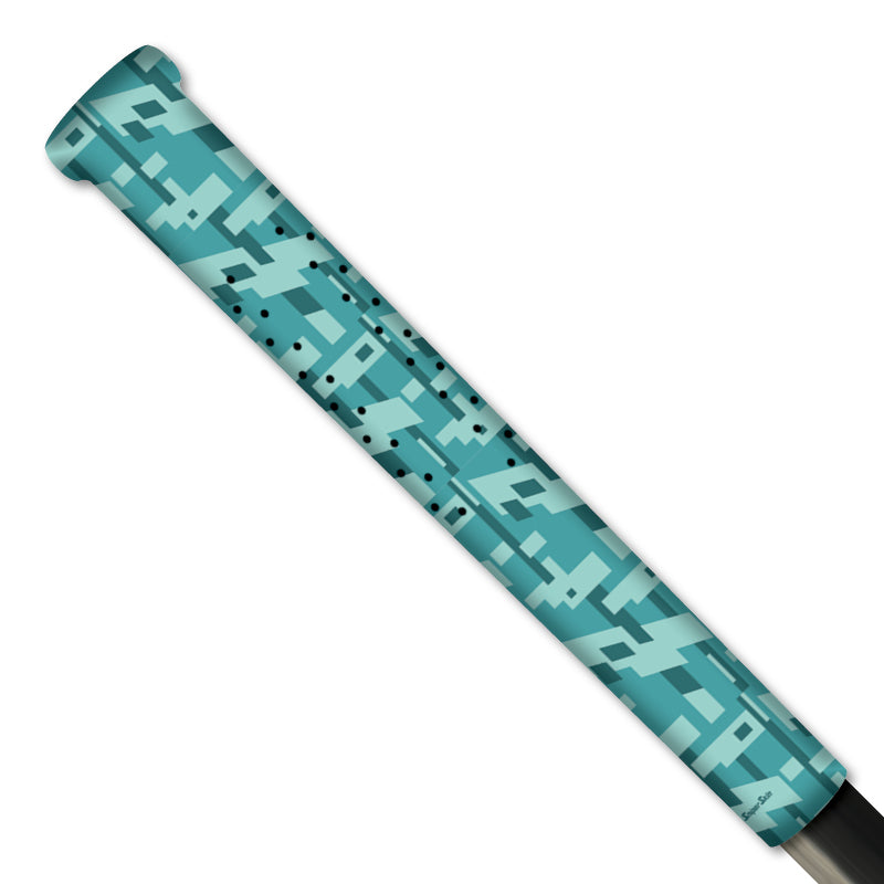 teal tides  Shadow Splash Camo lacrosse grips from sniper skin 