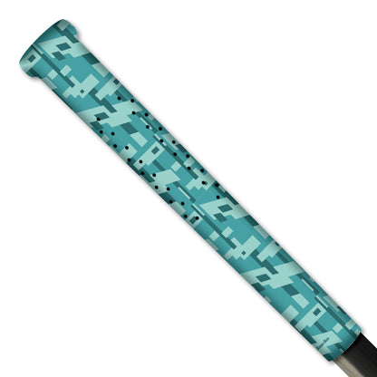 teal tides  Shadow Splash Camo lacrosse grips from sniper skin 
