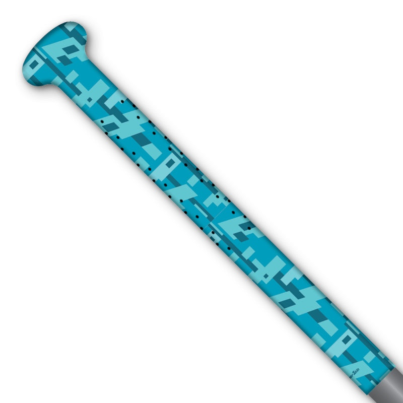 Tropical Blue Shadow Splash Camo sniper skin bat grip  