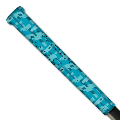tropical blue  Shadow Splash Camo lacrosse grips from sniper skin 