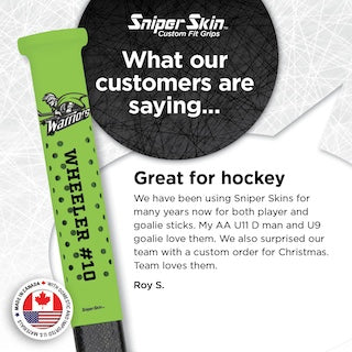 sniper skin hockey grip review 
