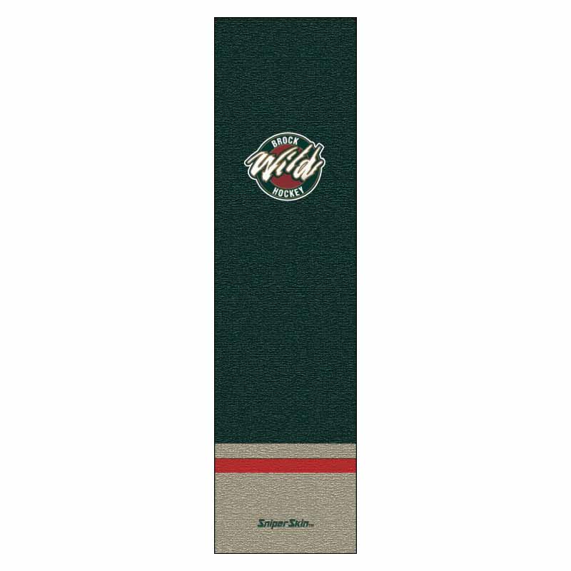 BROCK WILD HOCKEY GRIP FUNDRAISER GREEN RED 