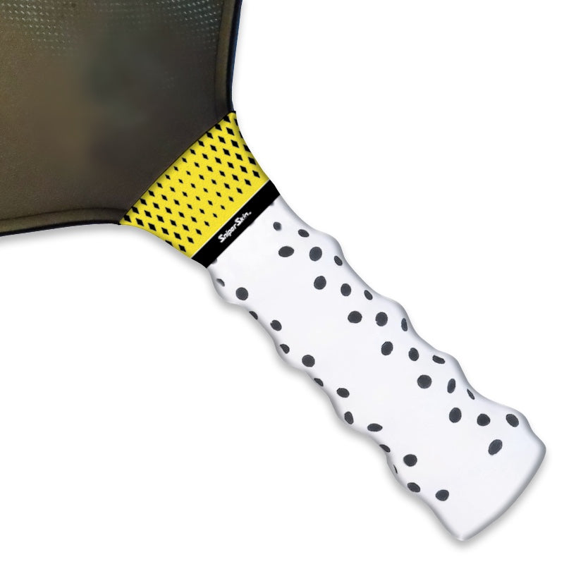 yellow black classic pickleball grip sniper skin 