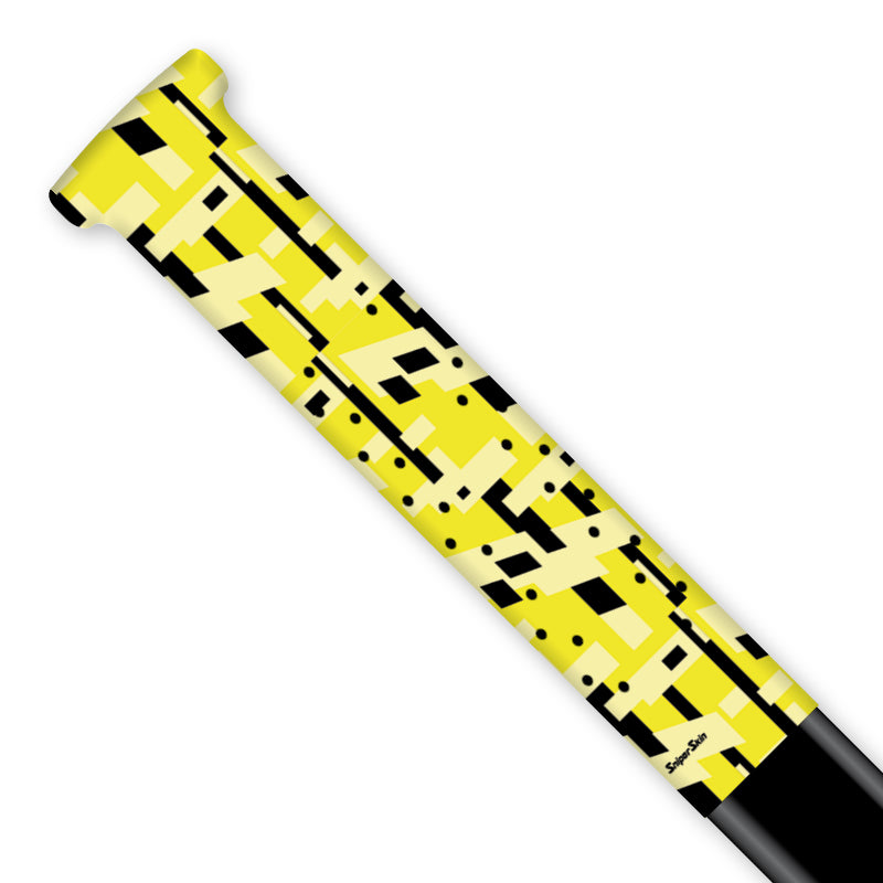 yellow hornet  Shadow Splash Camo Hockey grips from sniper skin 