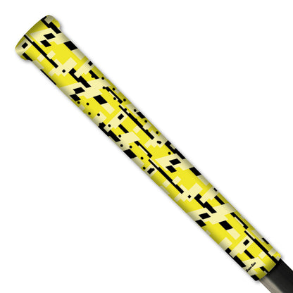  yellow hornet Shadow Splash Camo lacrosse grips from sniper skin 