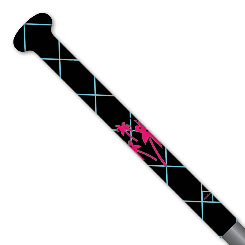 black pink large  spring break palms bat grips from sniper skin 