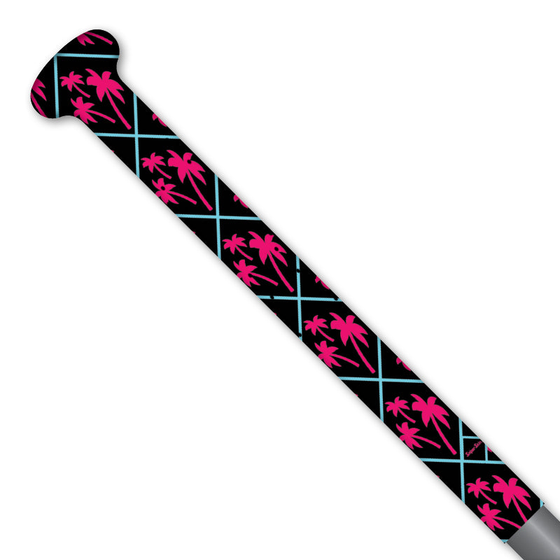 black pink pattern spring break palms bat grips from sniper skin 